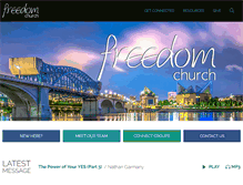 Tablet Screenshot of freedomchurchchattanooga.com